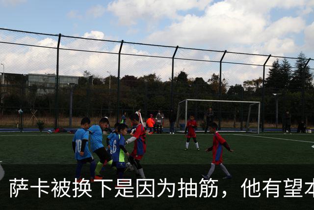 萨卡被换下是因为抽筋，他有望本周完全恢复
